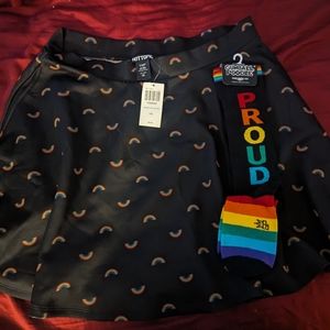 Pride skirt and socks